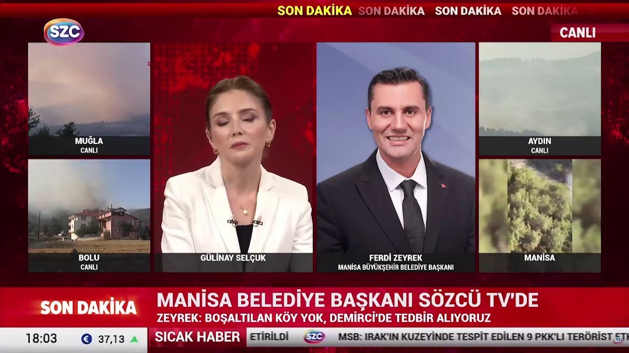 Manisa Belediye Başkanı Sözcü TV'de