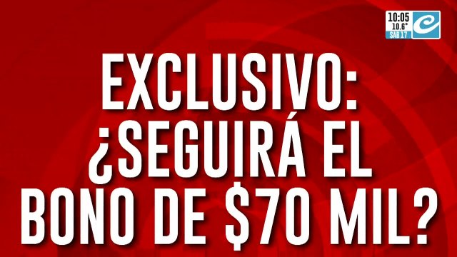 Atención jubilados: ¿en septiembre se vuelve a pagar el bono de 70 mil pesos?
