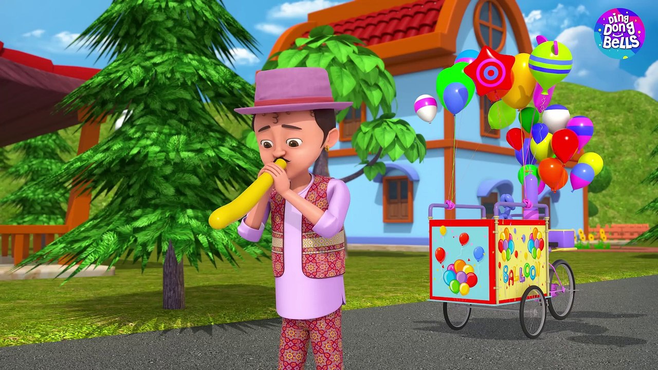 Gubbare Wala _ Hindi Baby Poem - Rhymes for Kids and Toddlers _ Hindi Balgeet