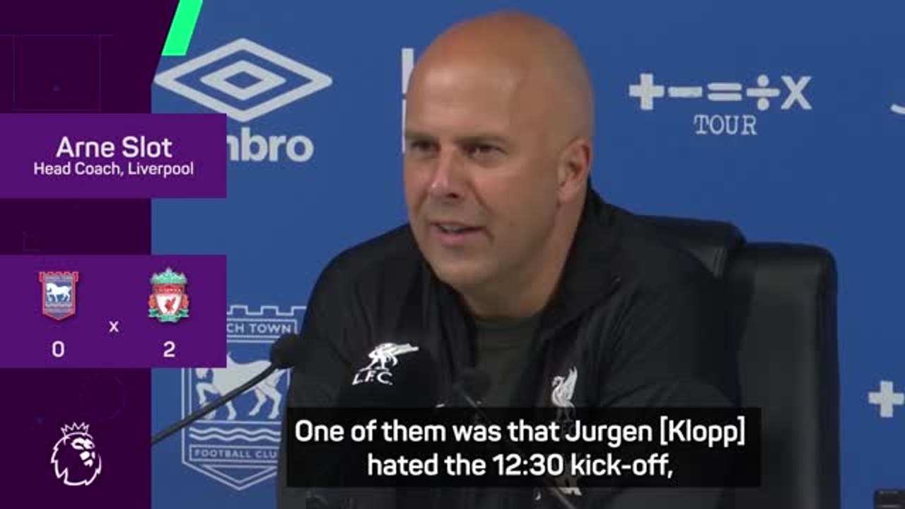 Liverpool showed why they hate 12:30 kick-offs - Slot