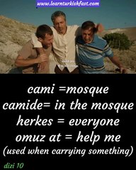 Learn Turkish with TV Series- Lesson1