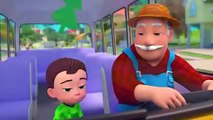 The Wheels on The Bus Song (Animal Version) Kids Songs