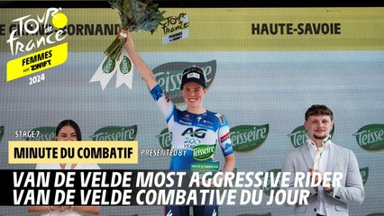 Teisseire most aggressive rider minute - Stage 7 - Tour de France Femmes avec Zwift 2024