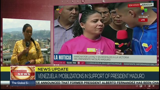 Venezuela | Demonstrations in support of President Maduro in Caracas