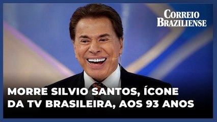 Morre Silvio Santos, ícone da TV brasileira, aos 93 anos de idade