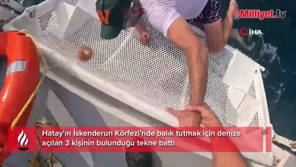 Can pazarı! Teknenin batmasıyla 3 kişi ölümle burun buruna geldi anbean kaydedildi