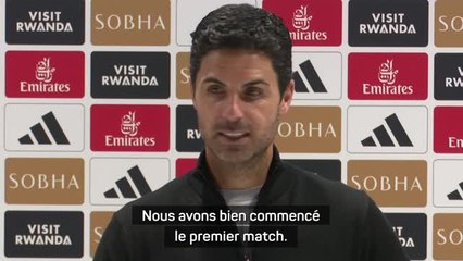 Arsenal - Arteta : “Nous avons gagné de manière convaincante”