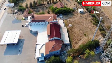 Alevlerin benzin istasyonuna ve köye sıçramasına ramak kaldı