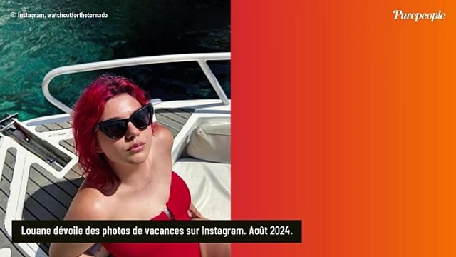 Louane en vacances dans le Sud avec Florian et leur fille Esmée : maillots de bain, cheveux rouges... Les photos de son été