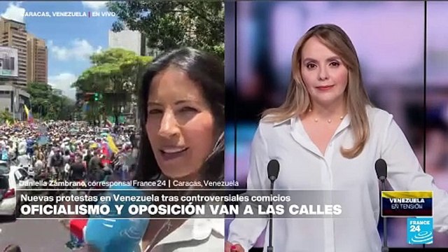 Informe desde Caracas: María Corina Machado lidera marchas de la oposición en Venezuela