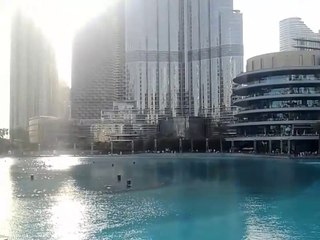 Dubai water show amazing view