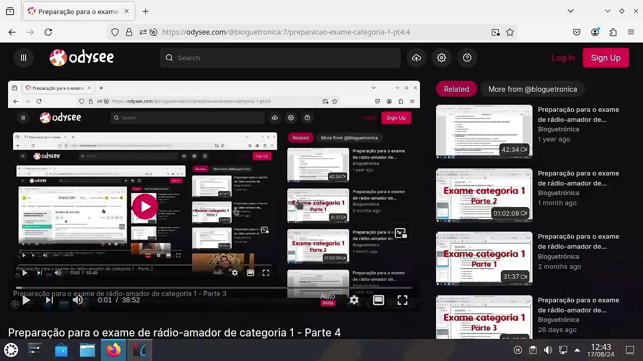 Preparação para o exame de radioamador de categoria 1 - Parte 5