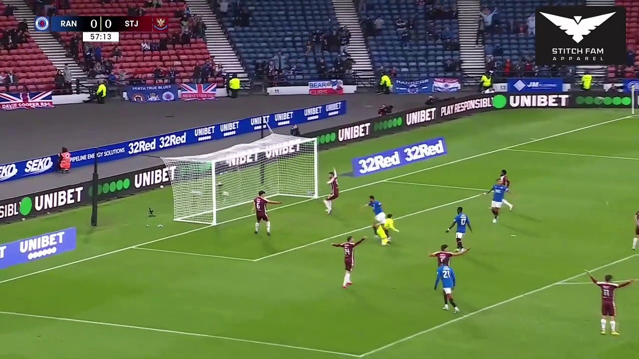 Rangers Vs St Johnstone 2-0 Highlights And Goals Scotland League Cup