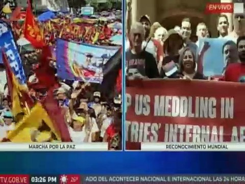 Movimientos Sociales del mundo muestran su respaldo al presidente Nicolás Maduro