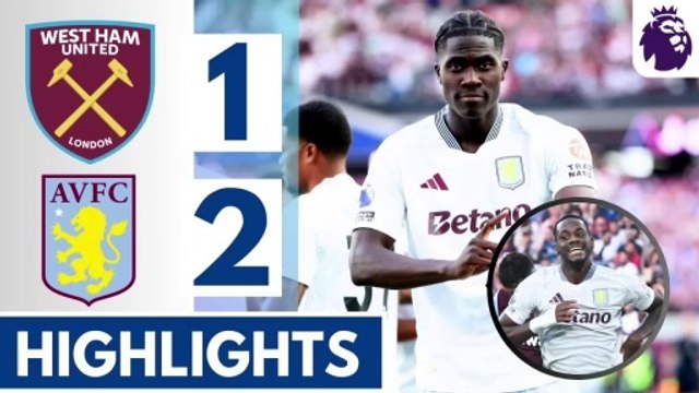 West ham vs Aston villa 1-2 full match _ Highlights _ Premier League 2024