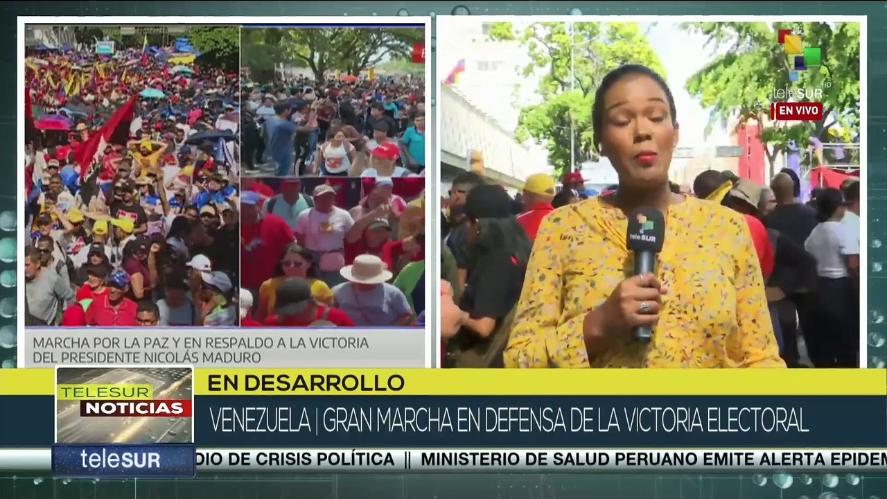 Ciudadanos se movilizan en apoyo al Pdte. Maduro