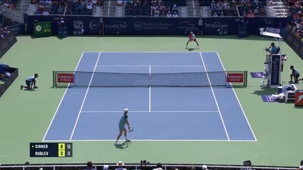 Cincinnati - Une revanche et une 1/2 finale pour Sinner