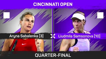 Impressive Sabalenka sets up Swiatek semi-final