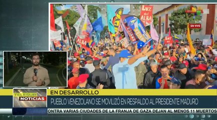 Venezolanos se movilizan a favor de la democracia