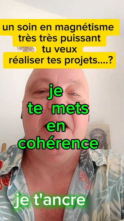 Soin en magnétisme  très très puissant !!tu veux réaliser tes projets...?Je t'ancre !!Je te mets en cohérence