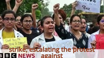 Indian doctors strike over rape and murder of colleague