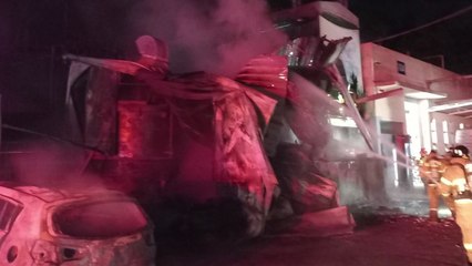 칠곡 식품공장 폐수처리장에서 불...인명 피해 없어 / YTN