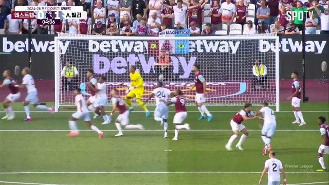 [PL] 하이라이트 스포츠중계 씨유티비 웨스트햄 vs A.빌라 2024.08.18 (일) 0130
