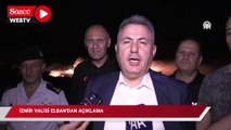 İzmir Valisi Elban'dan Urla'daki yangına ilişkin açıklama