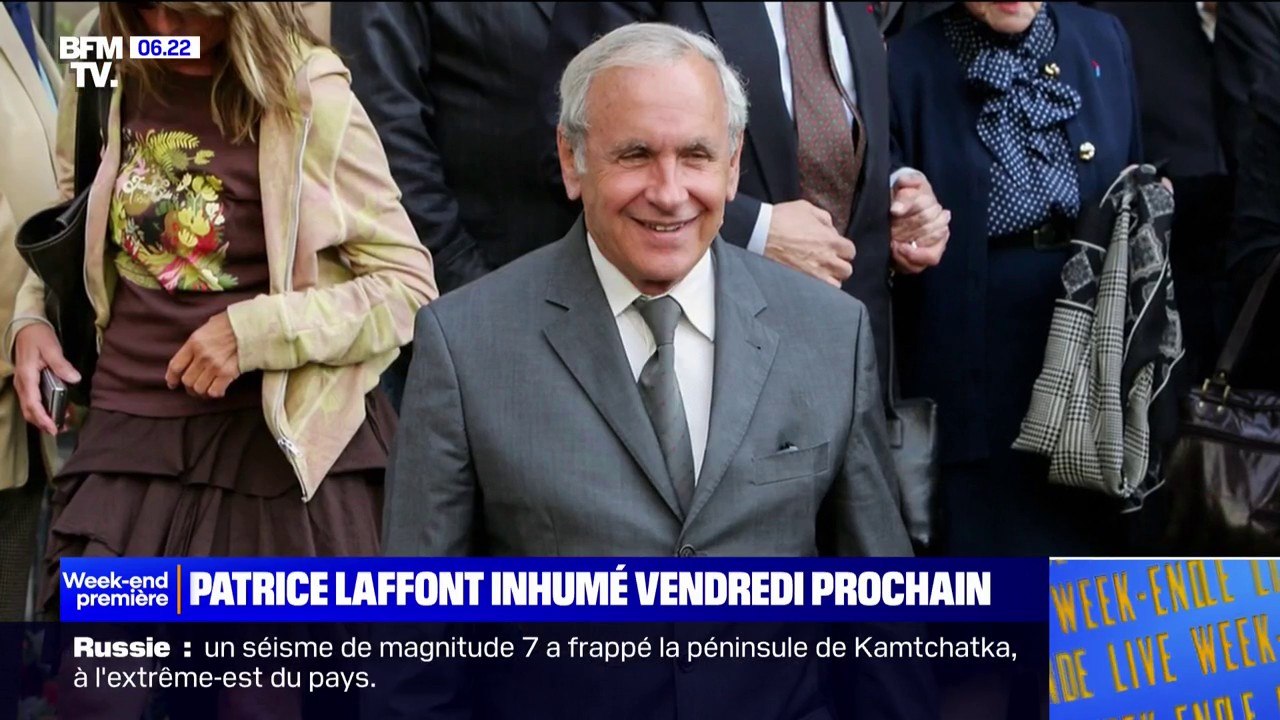 Patrice Laffont: les obsèques de l'ancien animateur auront lieu vendredi à Paris