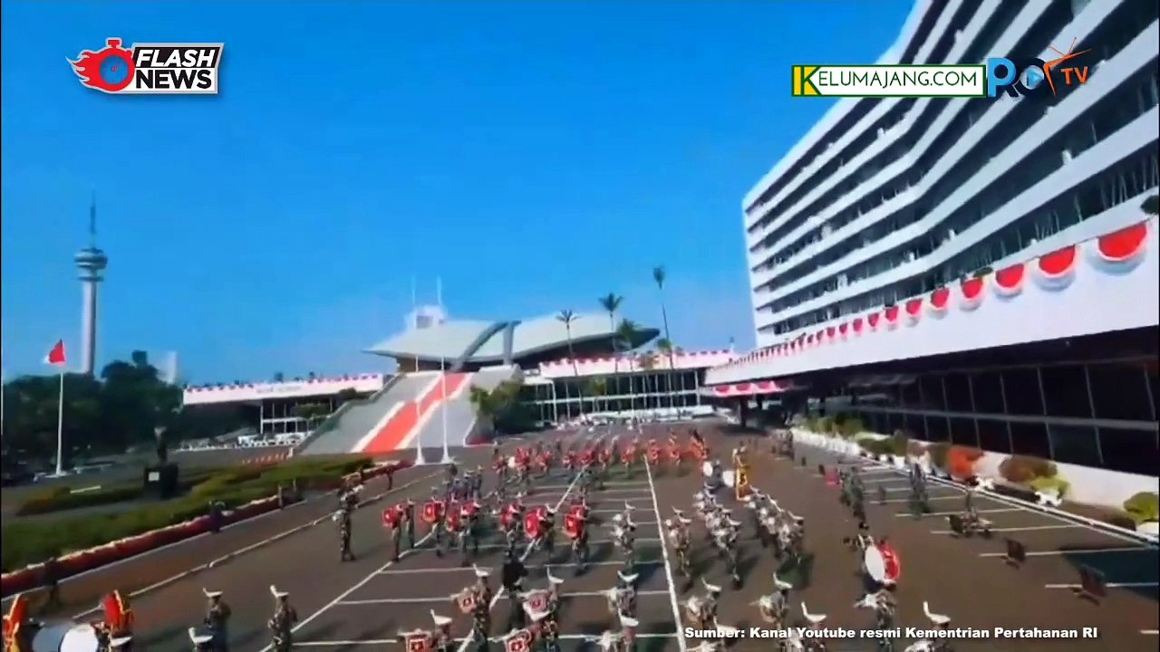 Para Kadet Mahasiswa UNHAN Berlatih Untuk Persiapan Tampil di Sidang Paripurna