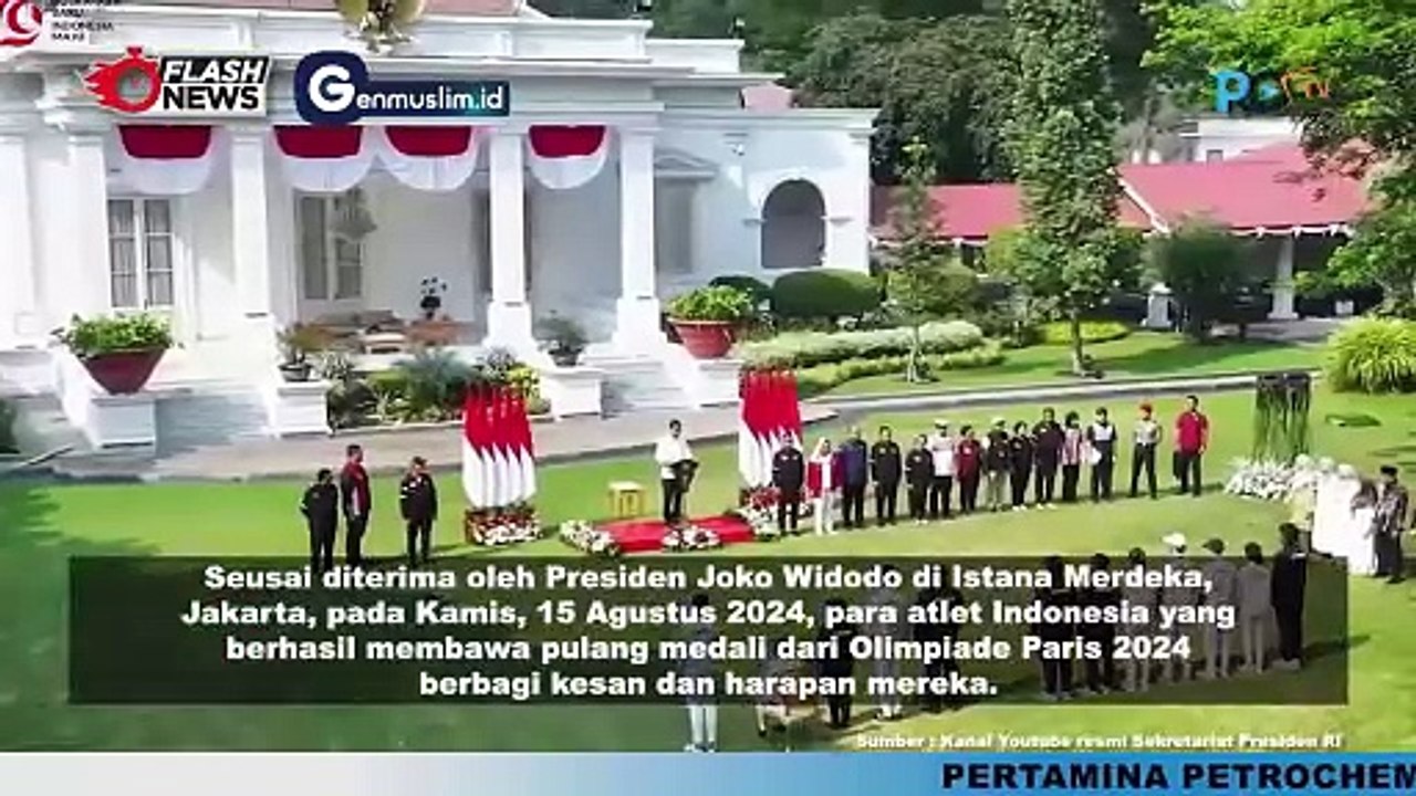 Kesan dan Harapan Para Atlet Indonesia Peraih Medali Olimpiade Paris 2024 saat Diundang ke Istana Negara