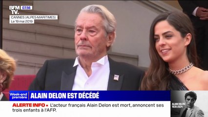 L'acteur français Alain Delon est mort à l'âge de 88 ans
