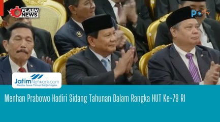 Menhan Prabowo Hadiri Sidang Tahunan Dalam Rangka HUT Ke-79 RI