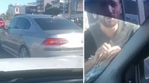 Maltepe’de otomobilin önünü kesip camını kırdılar