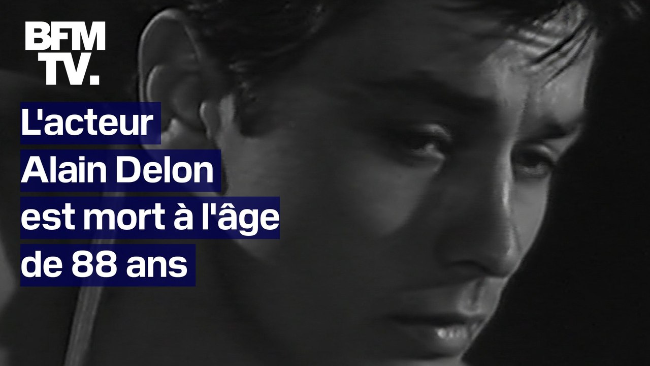 Mort d'Alain Delon: retour sur la carrière d'un mythe du cinéma français