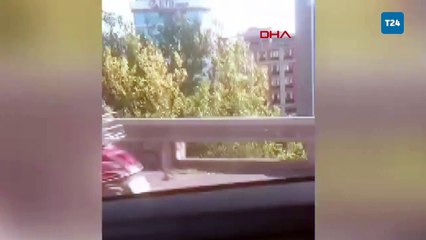 İstanbul’da trafik magandası yine dehşet saçtı; aracın önünü kesip camını kırdılar!