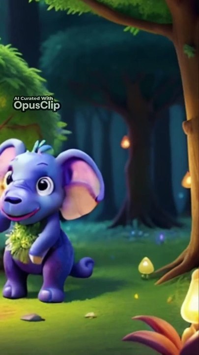 The Ghostly Forest Elephant- A Spooky and Friendly Adventure