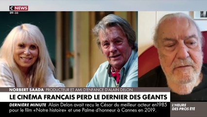 Скачать видео: Décès d’Alain Delon - Norbert Saada, producteur et ami d’enfance de l’acteur, témoigne sur CNews