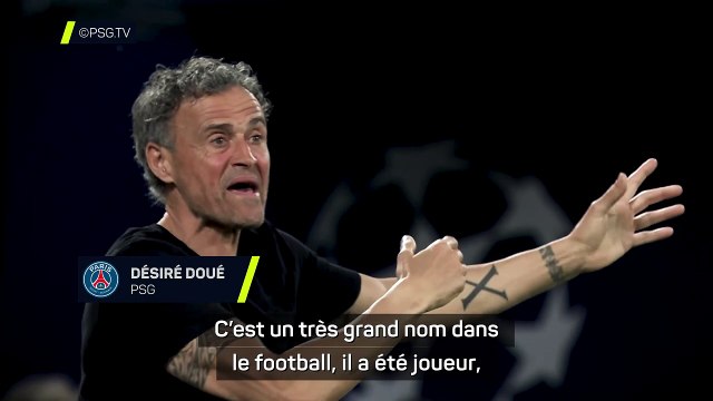 Doué : “Luis Enrique est un très grand nom, un très grand coach”