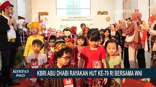 Suhu Capai 40 Derajat Celcius, KBRI Abu Dhabi Rayakan HUT ke-79 RI Bersama WNI dengan Meriah