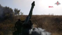 Rusya, Kursk bölgesinde Ukrayna mevzilerini top atışlarıyla vurdu