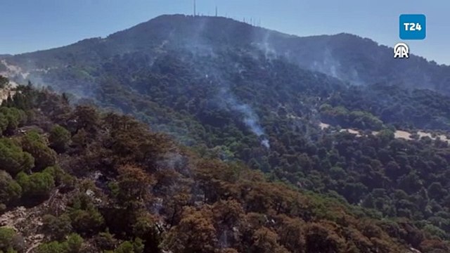 İzmir Yamanlar ve Urla orman yangınları kontrol altına alındı
