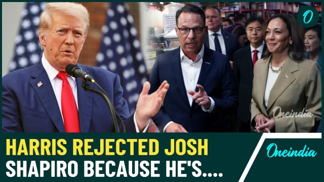 Did Donald Trump sabotage Josh Shapiro's VP bid? Watch His Explosive Claims on Kamala Harris' VP
