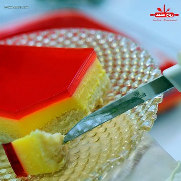 حلويات باردة بدون كريمة او بيض - حلى الكاسترد مع الجلي في 10 دقائق حلويات صيفية باردة بثلاث طبقات