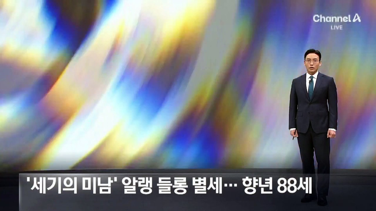‘세기의 미남’ 알랭 들롱 별세…향년 88세
