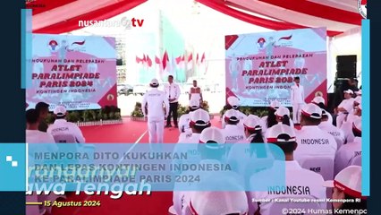 Dito Ariotedjo Resmi Lepas Kontingen Indonesia untuk Paralimpiade 2024 Paris