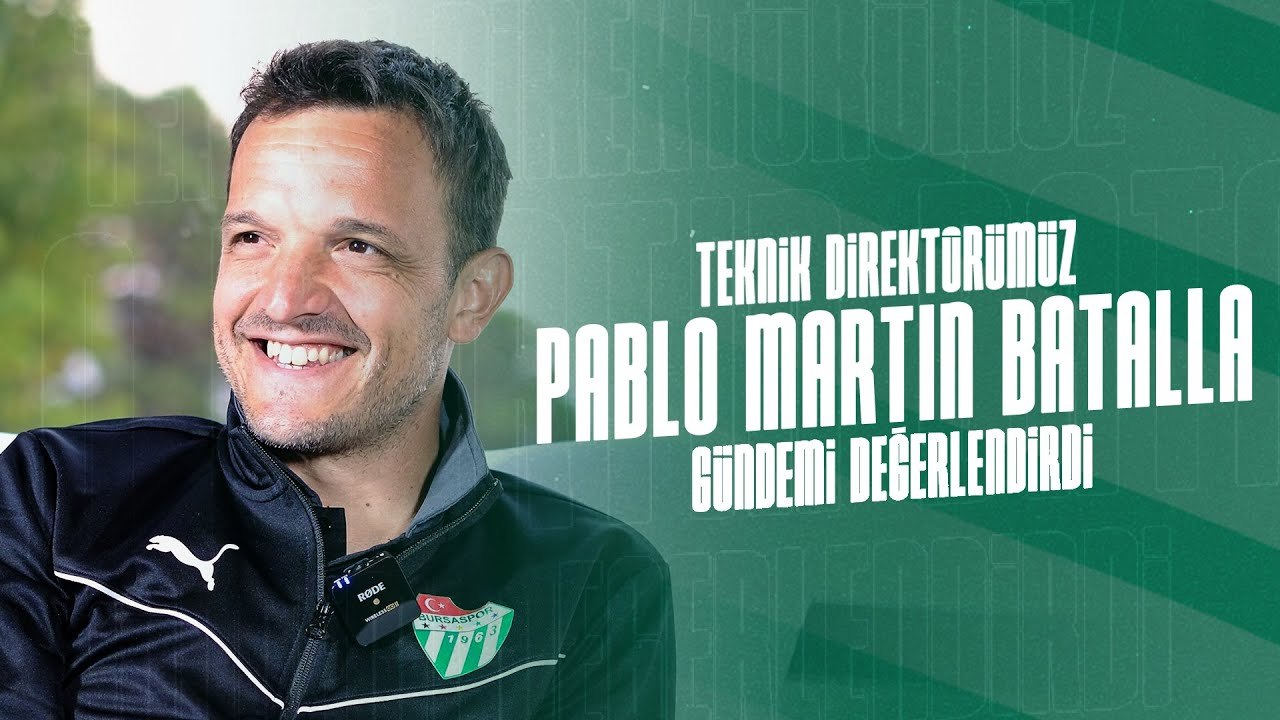 Teknik Direktörümüz Pablo Martin Batalla Gündemi Değerlendirdi