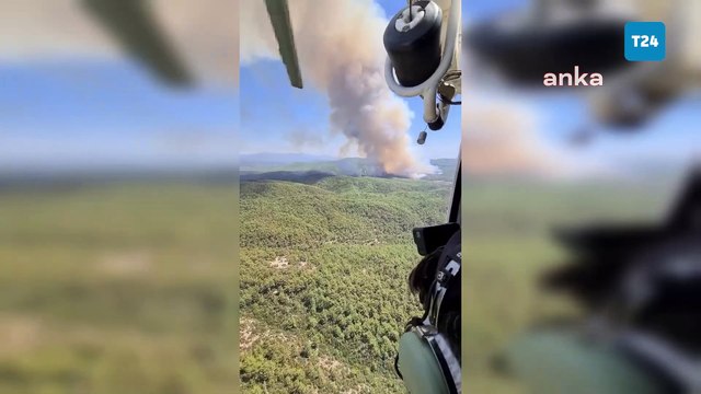 Muğla Ula ve Yatağan ilçelerinde iki ayrı orman yangını başladı