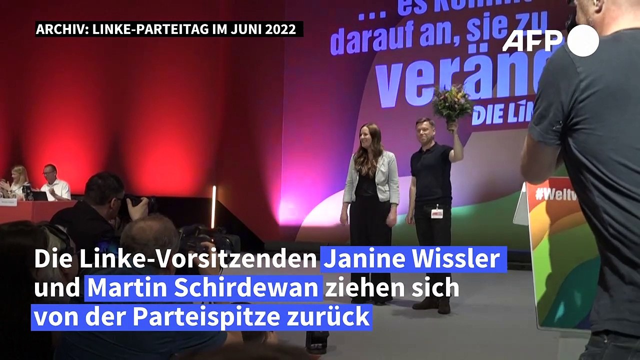 Linke-Chefs Wissler und Schirdewan kündigen Rückzug an