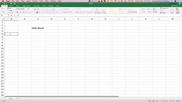 How to INSERT a New Column and Row Using Microsoft Excel On a Mac - Basic Tutorial | New